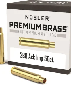 Nosler Custom Brass 280 Ackley Improved 40-Degree Shoulder Box of 50
