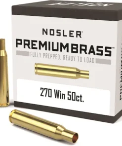 Nosler Custom Brass 270 Winchester Box of 50