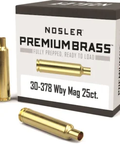 Nosler Custom Brass 30-378 Weatherby Magnum Box of 25