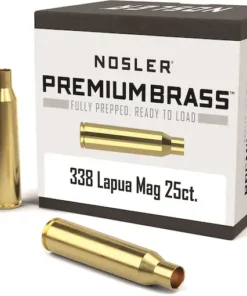Nosler Custom Brass 338 Lapua Magnum Box of 25