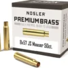 Nosler Custom Brass 8x57mm JS (8mm Mauser) Box of 50