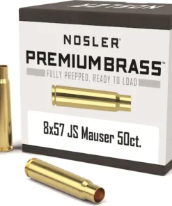 Nosler Custom Brass 8x57mm JS (8mm Mauser) Box of 50