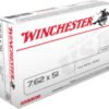 Opplanet winchester 7 62x51mm fmj 149 gr 20 rounds rifle ammo wm80 main.jpg