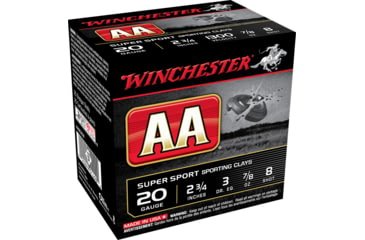 Opplanet winchester aa 20 gauge 7 8 oz 2 75in centerfire shotgun ammo 25 rounds aasc208 main.jpg