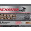 Opplanet winchester copper impact 6 8 western 160 grain accubond long range brass cased centerfire rifle ammo 20 rounds x68wlf main.jpg