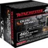 Opplanet winchester dual bond handgun 460 s w 260 grain bonded dual jacket centerfire pistol ammo 20 rounds s460swdb main.jpg