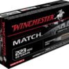Opplanet winchester match 223 remington 69 grain boat tail hollow point centerfire rifle ammo 20 rounds s223m2 main.jpg