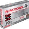 Opplanet winchester super x rifle 223 remington 55 grain jacketed soft point brass cased centerfire rifle ammo 20 rounds x223r main.jpg