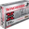 Opplanet winchester super x rifle 308 winchester 180 grain power point brass cased centerfire rifle ammo 20 rounds x3086 main.jpg