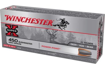 Opplanet winchester super x rifle 450 bushmaster 260 grain power point centerfire rifle ammo 20 rounds x4501 main 1.jpg