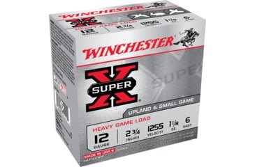 Opplanet winchester super x shotshell 12 gauge 1 1 8 oz 2 75in centerfire shotgun ammo 25 rounds xu12h6 main.jpg