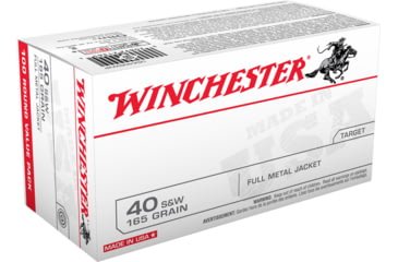 Opplanet winchester usa handgun 40 s w 165 grain full metal jacket centerfire pistol ammo 100 rounds usa40swvp main.jpg