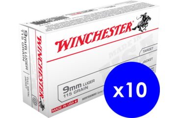 Opplanet winchester usa handgun 9mm luger 115 grain full metal jacket brass centerfire pistol ammo 500 rounds q4172 main 1.jpg