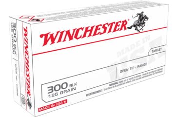 Opplanet winchester usa rifle 300 aac blackout 125 grain full metal jacket centerfire rifle ammo 20 rounds usa300blk main.jpg