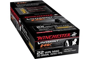 Opplanet winchester varmint hv 22 winchester magnum rimfire 30 grain jacketed hollow point brass cased rimfire ammo 50 rounds s22m2 main.jpg