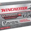 Opplanet winchester varmint x lf 17 winchester super magnum 15 grain rapid expansion polymer tip rimfire ammo 50 rounds x17w15plf main.jpg