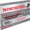 Opplanet winchester varmint x rifle 223 remington 38 grain zink core hollow point centerfire rifle ammo 20 rounds x223plf main.jpg