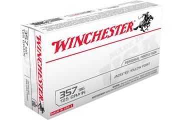 Opplanet winchester winchester 357 sig 125 grain jacketed hollow point centerfire pistol ammo 50 rounds usa357sjhp main.jpg