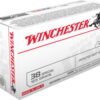 Opplanet winchester winchester 38 special 125 grain jacketed flat point brass cased centerfire pistol ammo 50 rounds usa38sp main.jpg