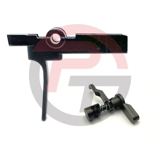 Super selektor 3 position forced reset safety kit (includes flat mil spec trigger) for ar 15 (all steel)